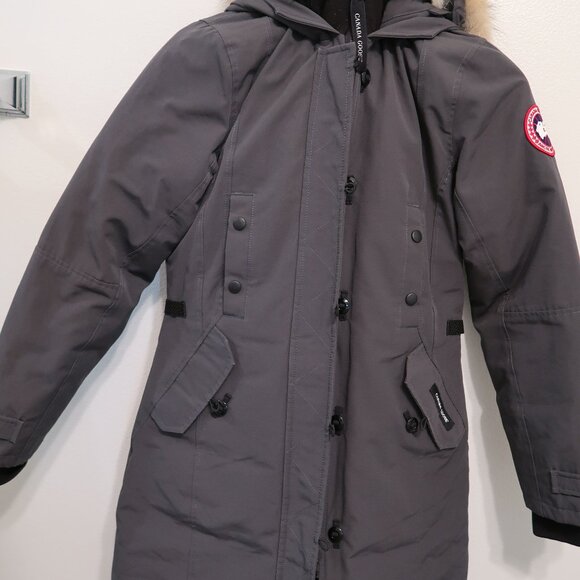 XS Canada Goose Women's Gray Parka Winter Down Kensington Jacket